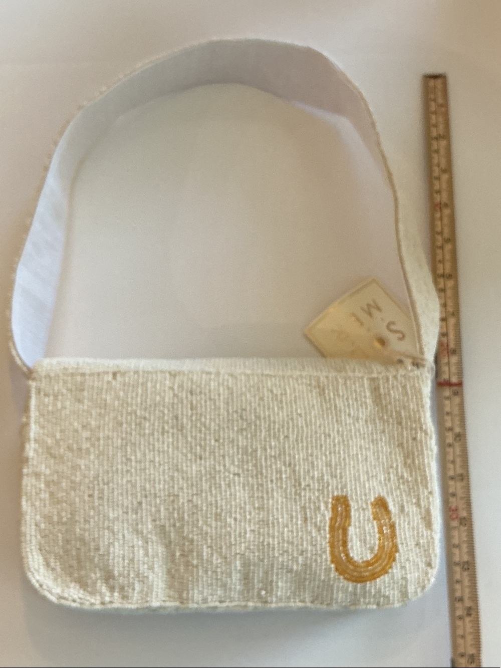 * White Beaded Floral Cowgirl Boot Bag - Picture 2 of 5
